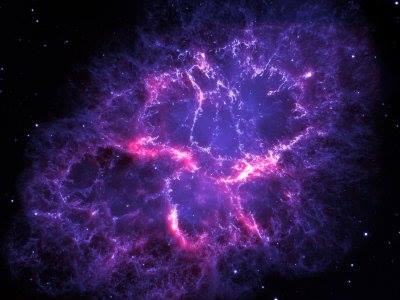 purple crab nebula NASA