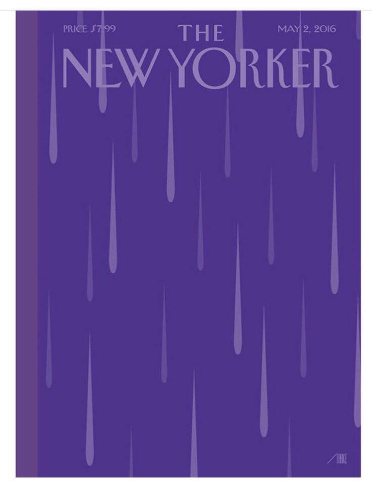 purple rain New Yorker