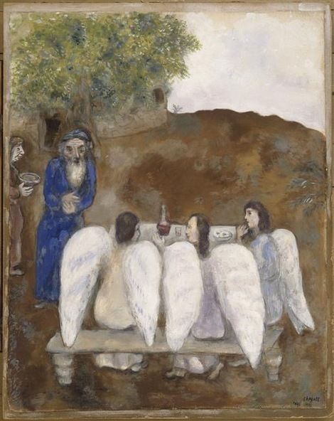 Abraham visited by angels